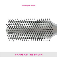 VEGA HAIR FLAT BRUSH SMOOTH AND SHINY HAIR - R10-FB