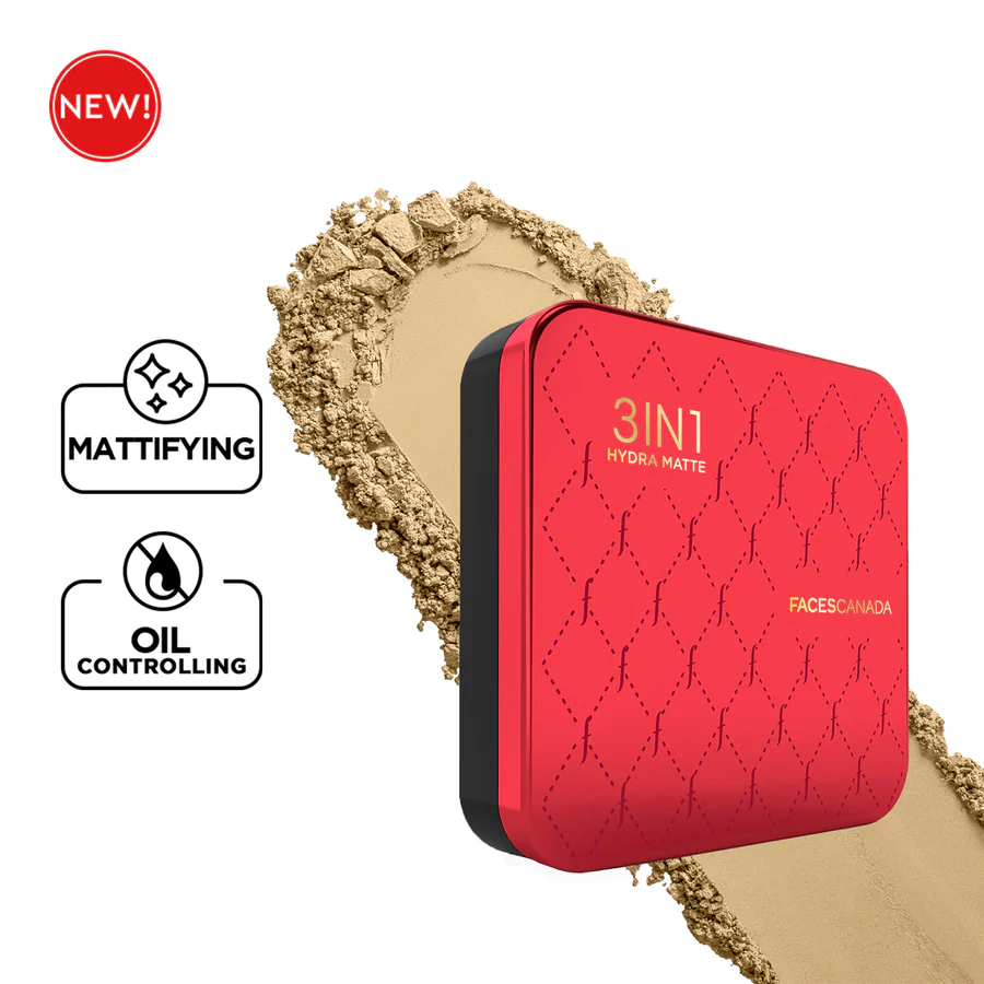 FACES CANADA 3 IN 1 HYDRA MATTE COMPACT