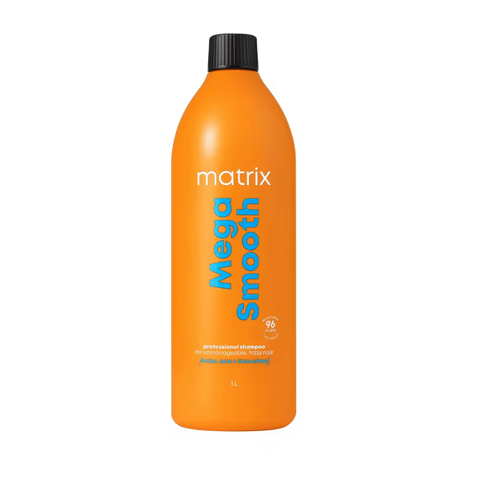 Matrix Mega Smooth professional shampoo for Unmanageable, Frizzy Hair 1L