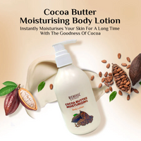 RICHFEEL NATURAL COCOA BUTTER  MOISTURIZING BODY LOTION 400ML