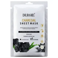 DR RASHEL CHARCOAL SHEET MASK OIL CONTROL DEEP CLEANSING PORE CONTROL SERUM MASK