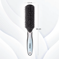 Vega Flat Hair Brush - E39-FB
