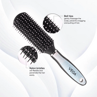 Vega Flat Hair Brush - E39-FB
