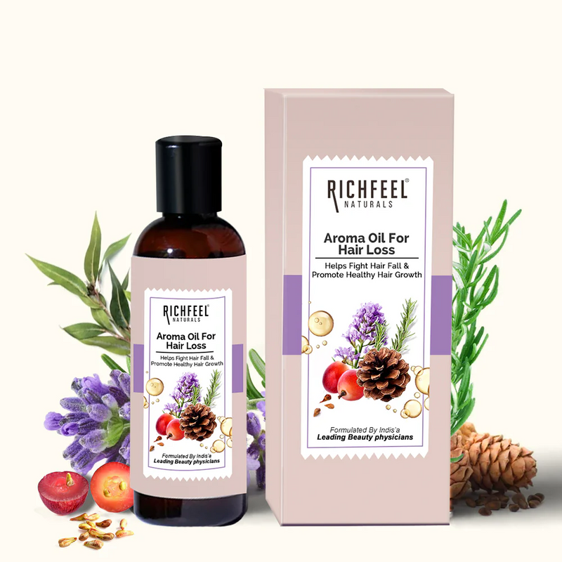 RICHFEEL NATURAL AROMA OIL FOR HAIR LOSS HAIR GROWTH 100ML