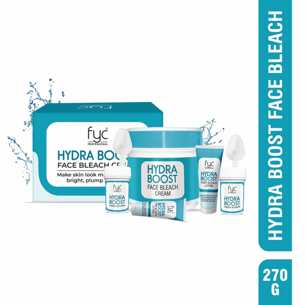 FYC Hydraboost Face Bleach Cream – Instant Glow, Gentle Whitening & Deep Hydration Formula for Radiant Skin (270g)