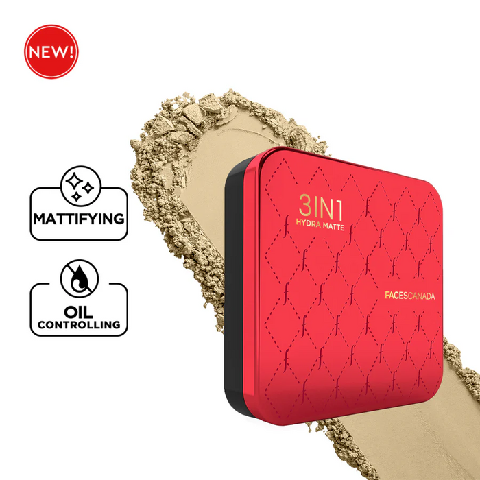 FACES CANADA 3 IN 1 HYDRA MATTE COMPACT