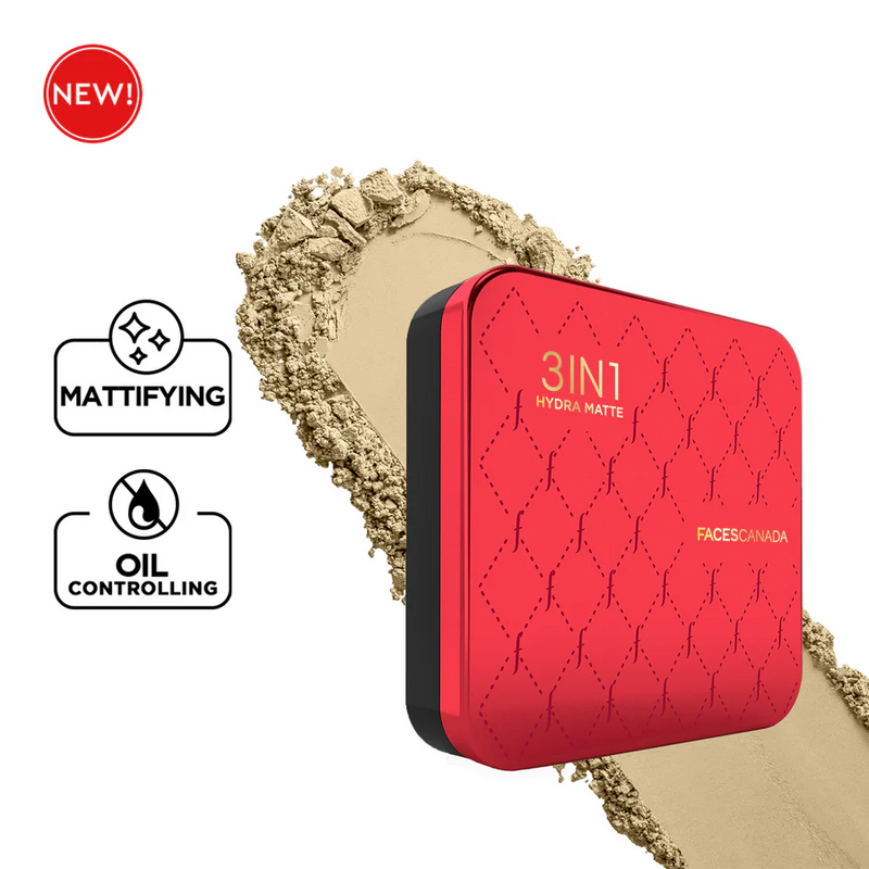 FACES CANADA 3 IN 1 HYDRA MATTE COMPACT