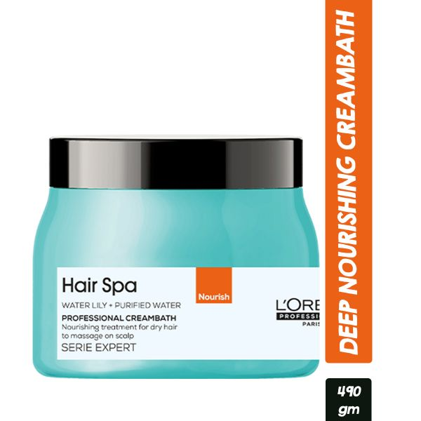 LOREAL PROFESSIONNEL HAIR SPA NOURISH WATER LILY+PURIFIED WATER 490G