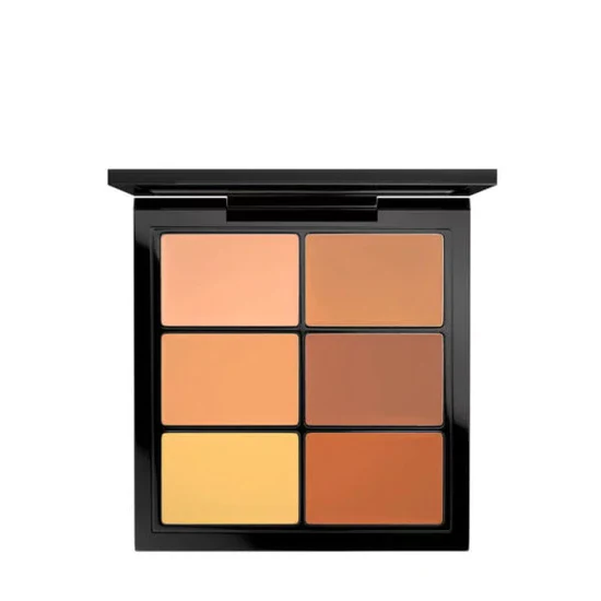 MAC NC40 NW40 NC42 NW43 RICH YELLOW BURNT CORAL STUDIO FIX CONCEAL AND CORRECT PALETTE-MEDIUM DEEP