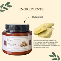 RICHFEEL NATURAL MULTANI MITTI MUD PACK 500G