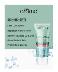 AROMA OIL Oil Control Face Wash – Deep Cleansing Formula for Oily & Acne-Prone Skin