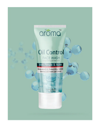 AROMA OIL Oil Control Face Wash – Deep Cleansing Formula for Oily & Acne-Prone Skin