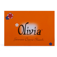 Olivia De Tan Bleach | With Activated Carbon & Booster | Removes Tan ,Impurities , Blackheads & Whiteheads | Fades Facial Hair | Evens Skin Tone | Enhances Complexion | Safe for All Skin Types | 362g ( BUY SHINER GET FAIRNESS FREE )