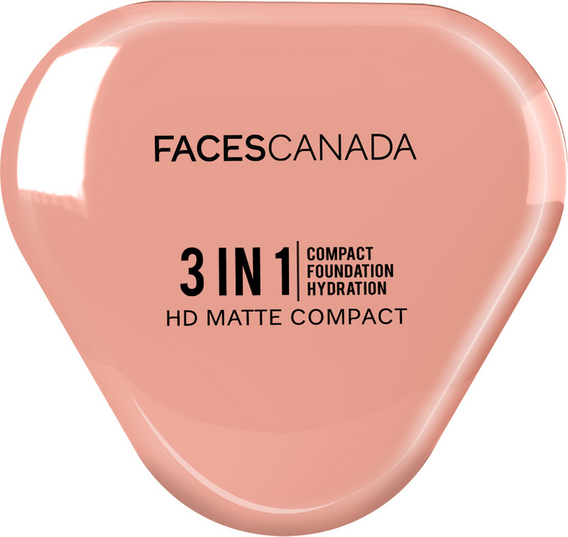 FACES CANADA 3 IN 1 HD MATTE COMPACT FOUNDATION & HYDRATION POWDER
