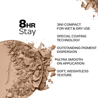 FACES CANADA 3 IN 1 HD MATTE COMPACT FOUNDATION & HYDRATION POWDER