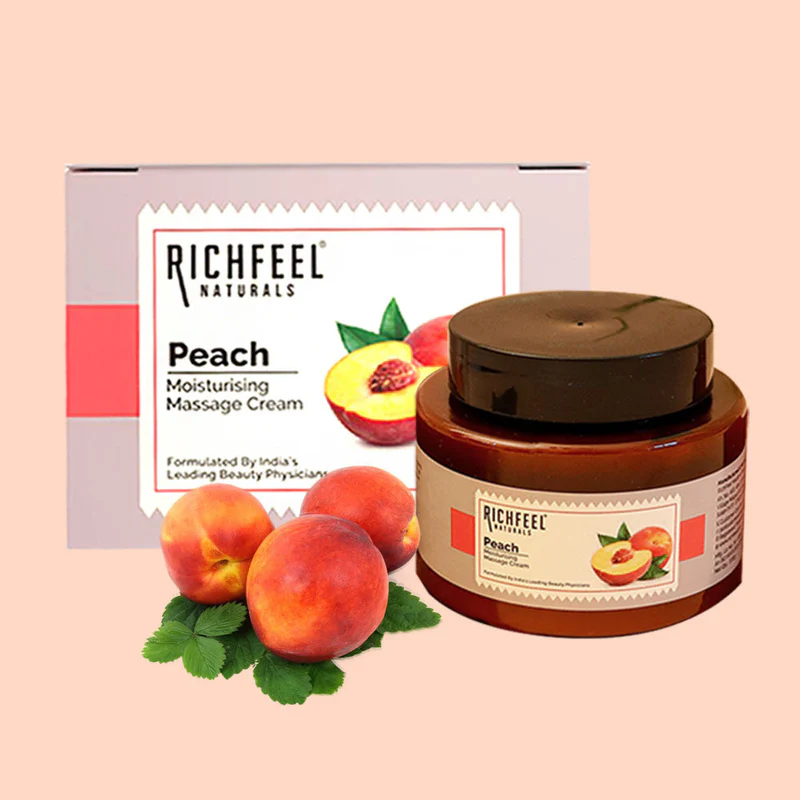 RICHFEEL NATURAL PEACH MOISTURISING MASSAGE CREAM 500G