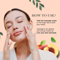 RICHFEEL NATURAL PEACH MOISTURISING MASSAGE CREAM 500G