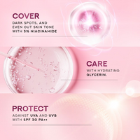POND'S BRIGHT MIRACLE LIGHT FOUNDATION CREAM BB+ CREAM 3% NIACINAMIDE SPF 30 PA++ 9G