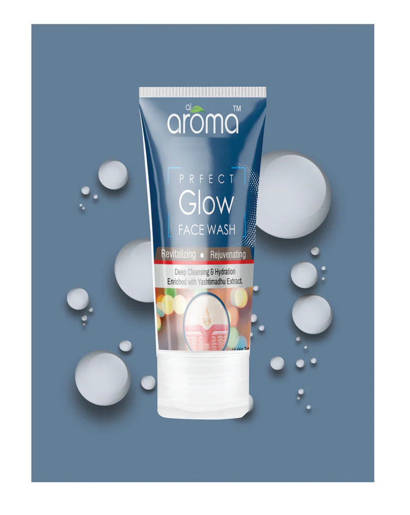 AROMA PERFECT GLOW FACE WASH REVITALIZING & REJUVENATING 120G