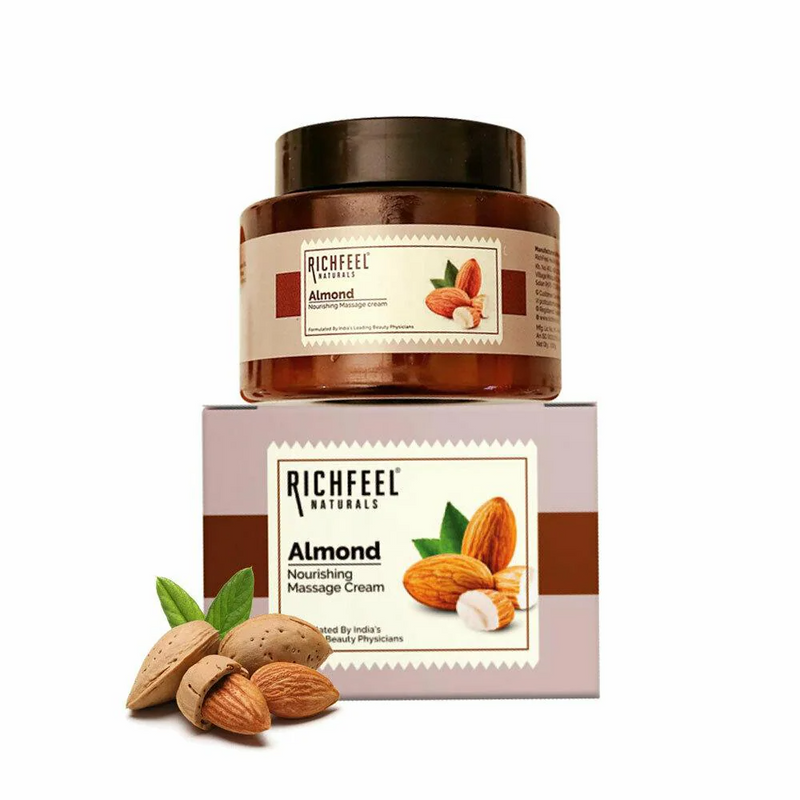 RICHFEEL NATURALS ALMOND NOURISHING MASSAGE CREAM 100G