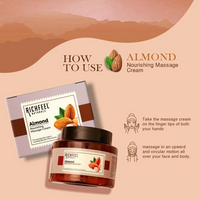 RICHFEEL NATURALS ALMOND NOURISHING MASSAGE CREAM 100G