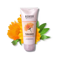 RICHFEEL NATURAL CALENDULA ANTI ACNE FACE WASH 100G
