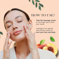 RICHFEEL NATURAL PEACH MOISTURISING MASSAGE CREAM 100G