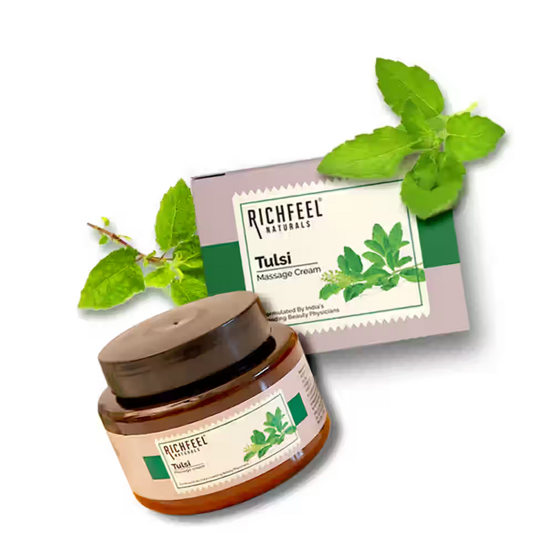 RICHFEEL NATURAL TULSI MASSAGE CREAM 100G
