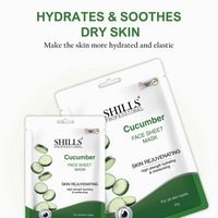 SHILLS PROFESSIONAL CUCUMBER FACE SHEET MASK
