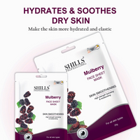 SHILLS PROFESSIONAL MULBERRY FACE SHEET MASK SKIN SMOOTHENING