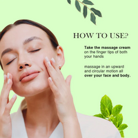 RICHFEEL Naturals Tulsi Healing Massage Cream - 500g