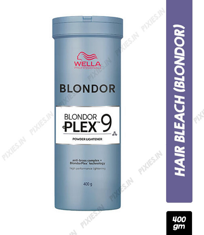 WELLA PROFESSIONAL BLONDOR PLEX 9 POWDER LIGHTENER ANTI-BRASS COMPLEX + BLONDORPLEX 400G